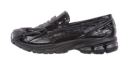 New Balance crocodile-effect slip-on sneakers  vjsneaker.com