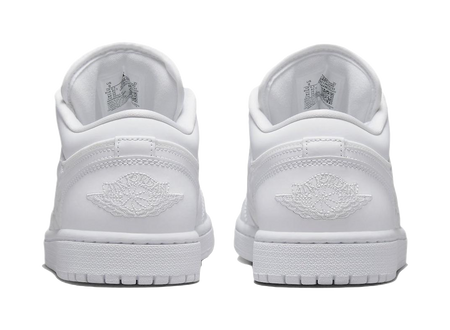 Air Jordan 1 Low Triple White Quilted Womens  vjsneaker.com