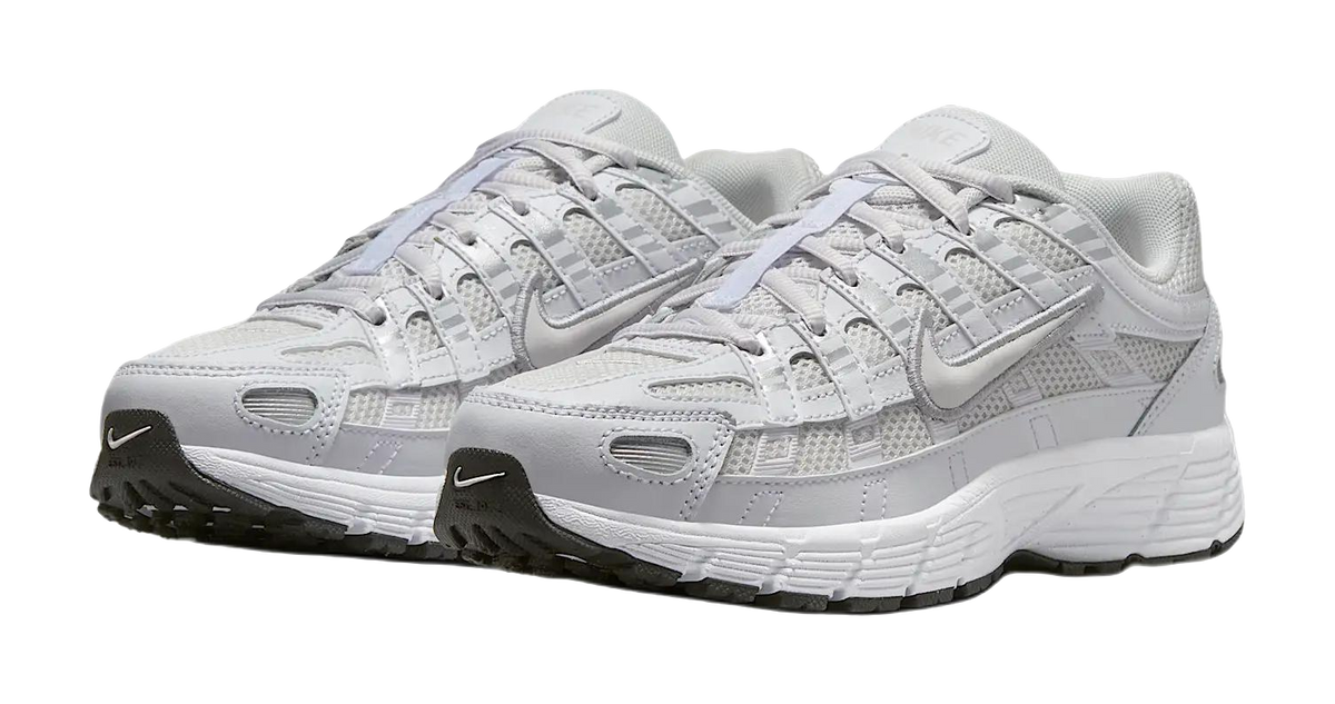 Nike P 6000 Anti Slip Wear Resistant Low Top Kids Running Shoes White  VJSNEAKER