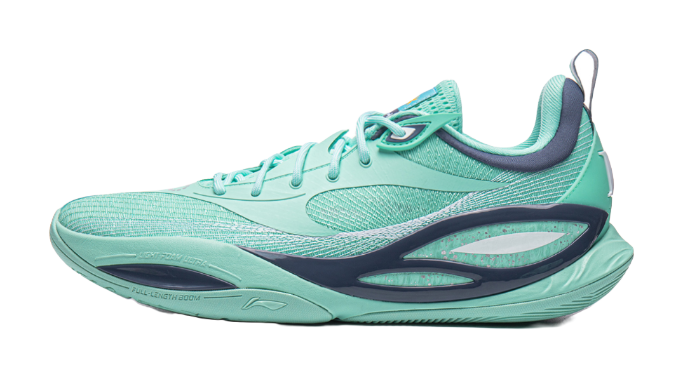 Li Ning DLO2 Low top Basketball Shoes Unisex Celadon Turquoise