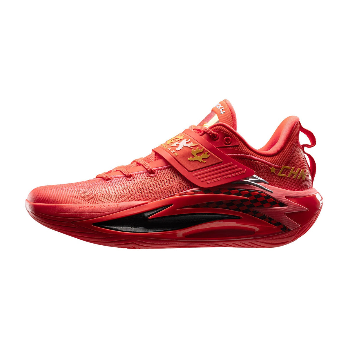 Anta Shock Wave 7 Pro "Red Lava" 112611111S-2 - Basketball Shoes Men's Dark Red  vjsneaker.com