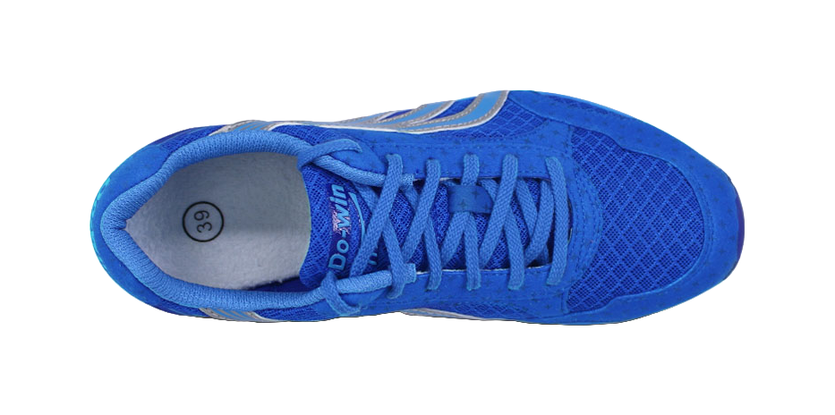 DO WIN Durable Breathable Low Top Running Shoes Unisex Blue 
