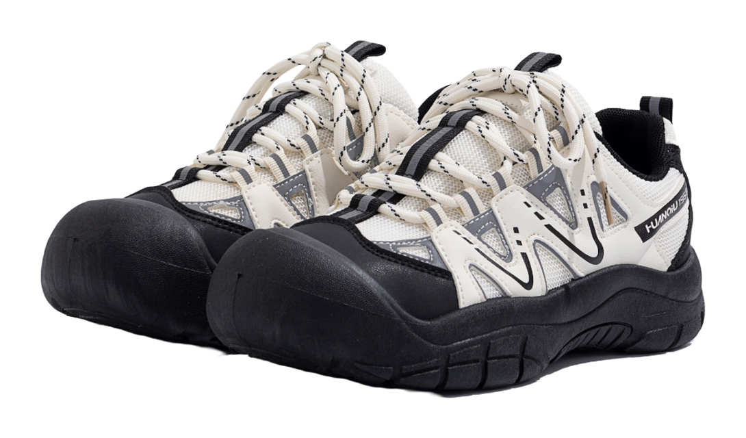 HUANQIU Breathable Coverage, Lightweight, Height Increasing Low top Chunky Sneakers Unisex 