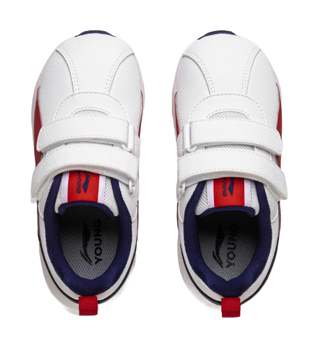 LINING YOUNG Sports Life Collection Casual Shoes White Red Blue Kids  VJSNEAKER