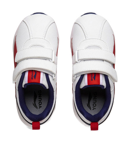 LINING YOUNG Sports Life Collection Casual Shoes White Red Blue Kids  VJSNEAKER