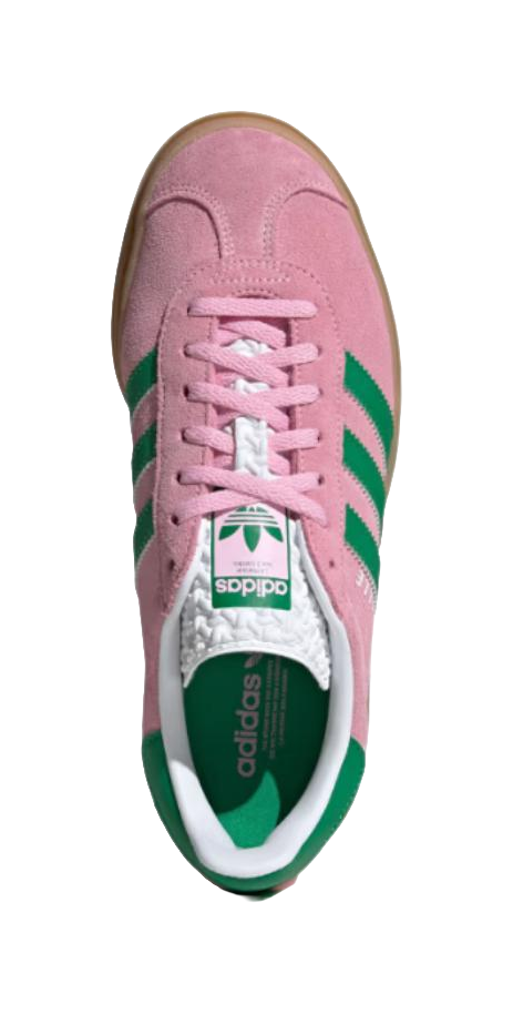 Adidas Wmns Gazelle Bold True Pink Green Womens  vjsneaker.com