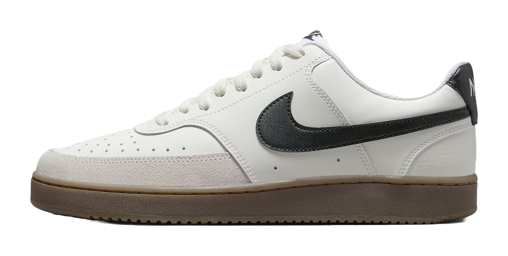 Nike Court Vision 1 Low White Black Gum  VJSNEAKER