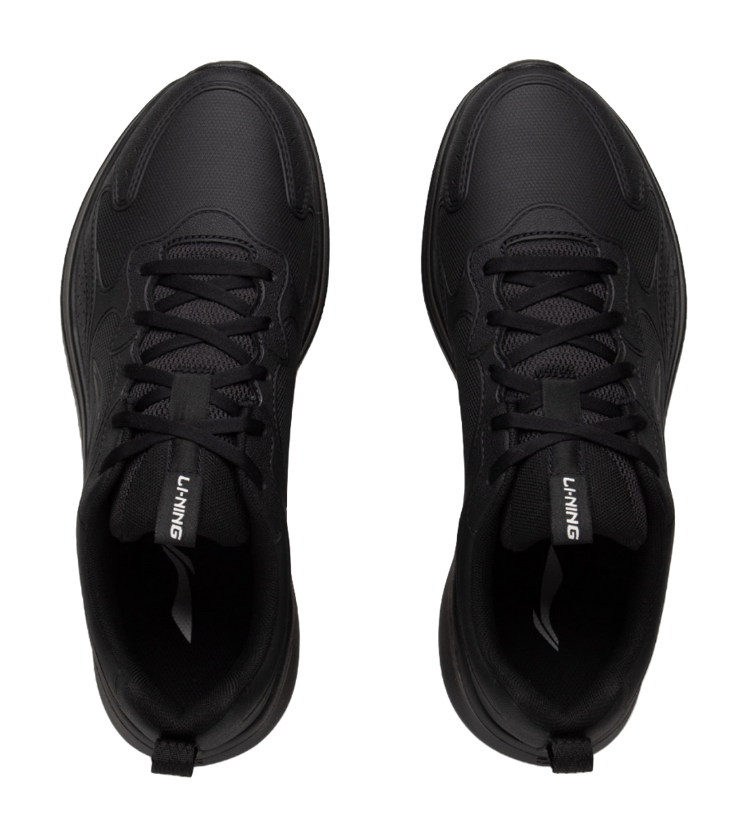 LiNing Shock Absorbers Rebound Low top Casual Sprint Running Shoes Men's Black 