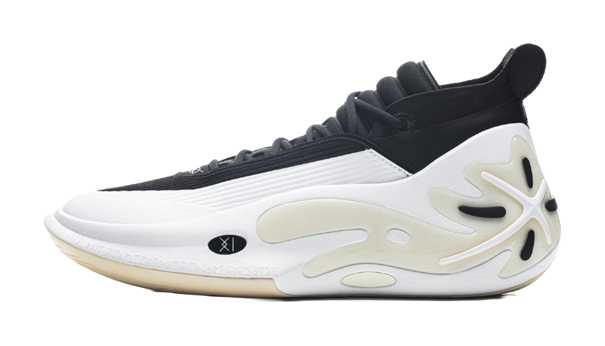 LiNing Wow11 Cushioning Anti-Slip And Wear-Resistant Lightweight Rebound Mid-Top Basketball Shoes Mens Standard White  VJSNEAKER