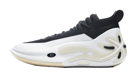 LiNing Wow11 Cushioning Anti-Slip And Wear-Resistant Lightweight Rebound Mid-Top Basketball Shoes Mens Standard White  VJSNEAKER