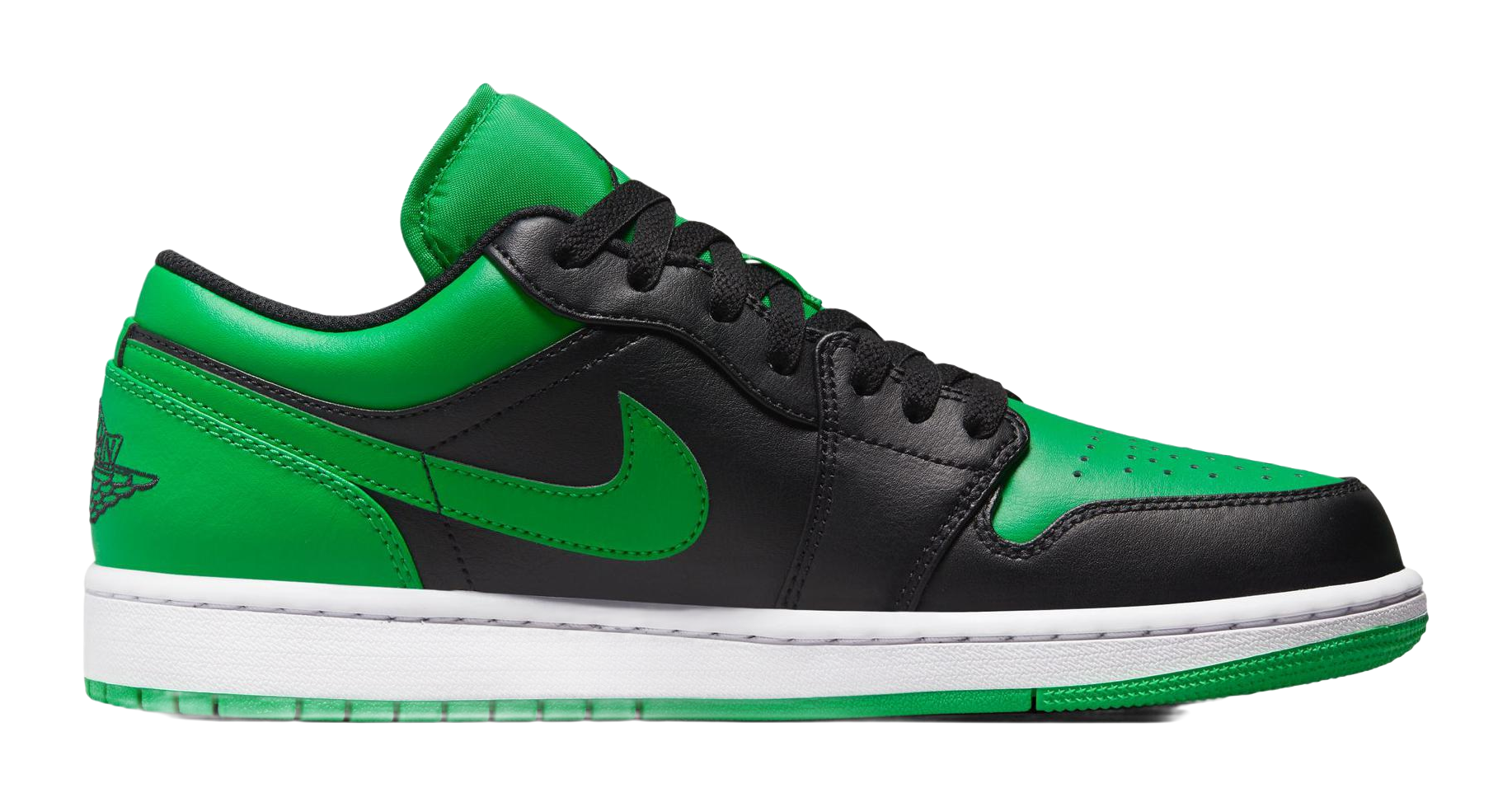 Jordan 1 Low Lucky Green  vjsneaker.com