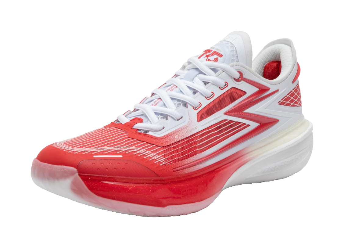 361° Speed BB Basketball Shoes Mens Low top Red White  vjsneaker.com