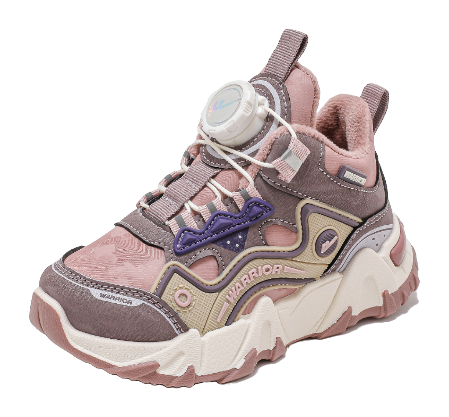 Warrior Synthetic Leather Slip Resistant Lightweight Cushioning Thermal Low top Kids Lifestyle Shoes Kids  VJSNEAKER