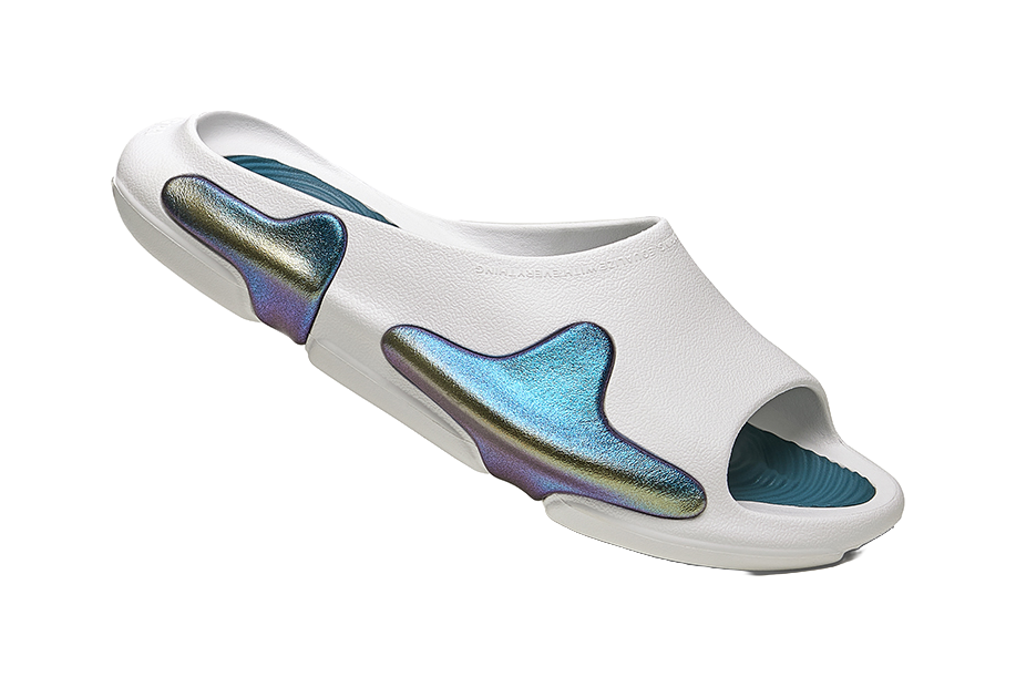 EQLZ EQUALIZER Oasis Slide Slippers Unisex Phantom White