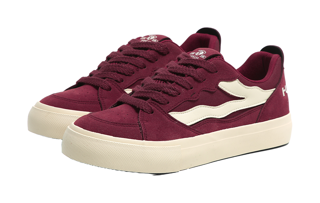 HUANQIU Slip Resistant Cushioning Abrasion Resistant Lightweight Breathable Low top Skateboard Shoes Men's 