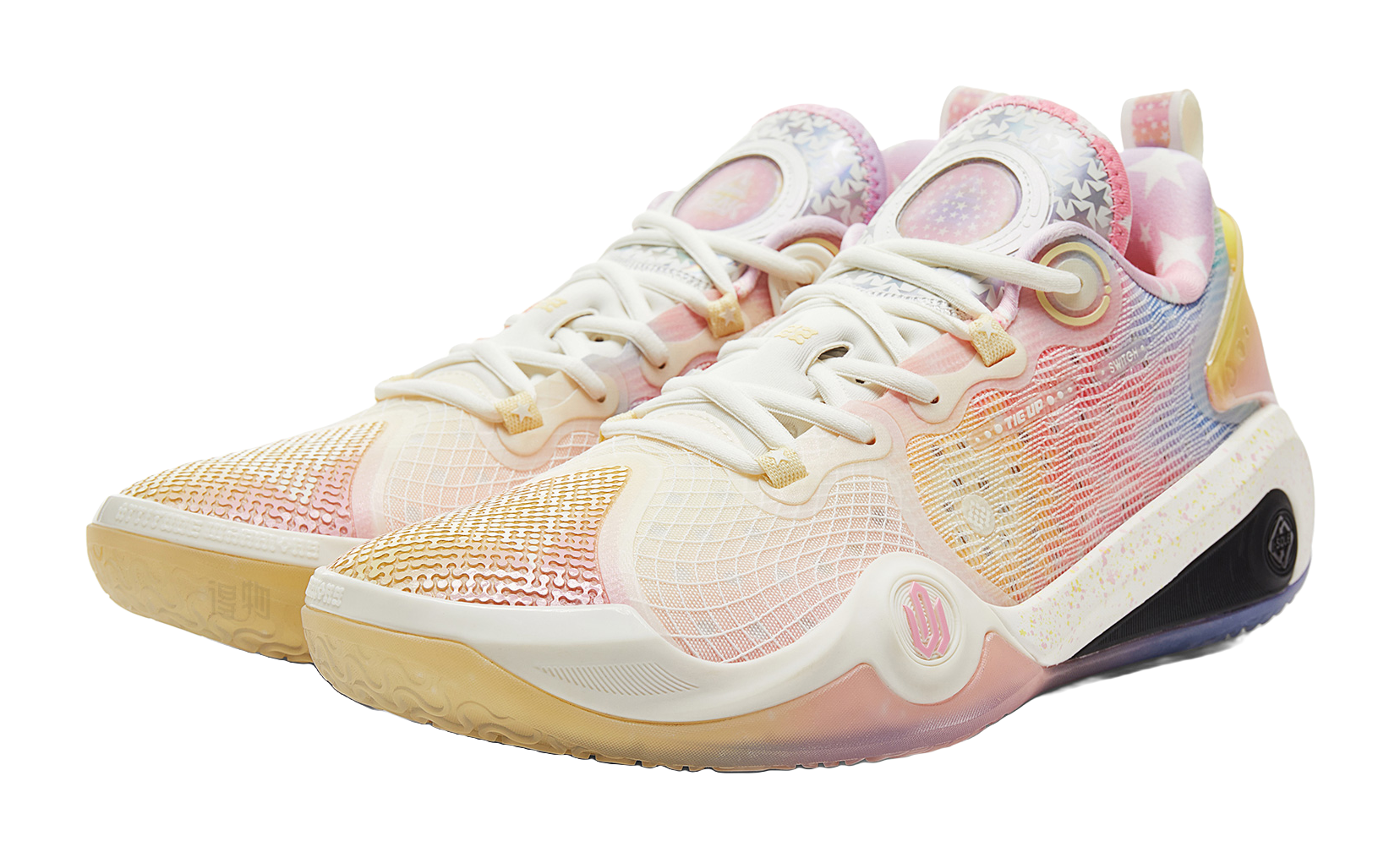 Peak Andrew Wiggins AW3 "Twinkle" ET44911A - Basketball Shoe Unisex Pink Yellow