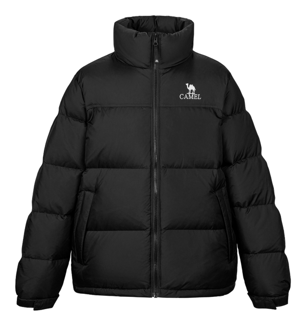 CAMEL Outdoor Color Block Soft Windproof Cold Resistant Down Jacket Unisex  VJ SNEAKER