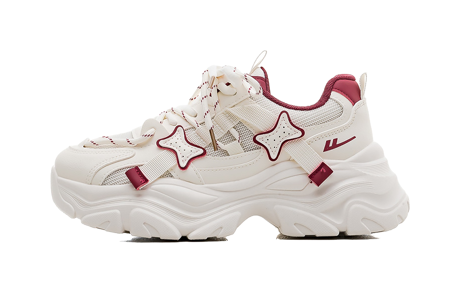 Warrior Cushioning, Abrasion Resistant, Breathable, Lightweight Low top Chunky Sneakers Women's 