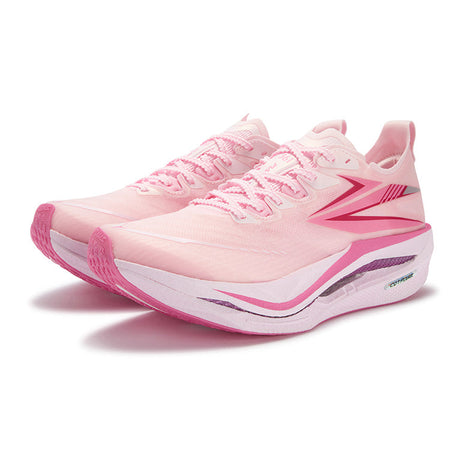 361° Flame 5 Cushioning Abrasion Resistant Breathable Low top Running Shoes Unisex Pure White Pink