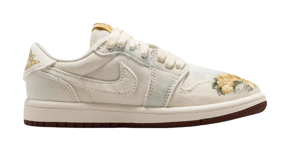 Jordan Air Jordan 1 Low top Childrens Basketball Shoes Ecru Kids  Vertical Jump Group USA Inc.