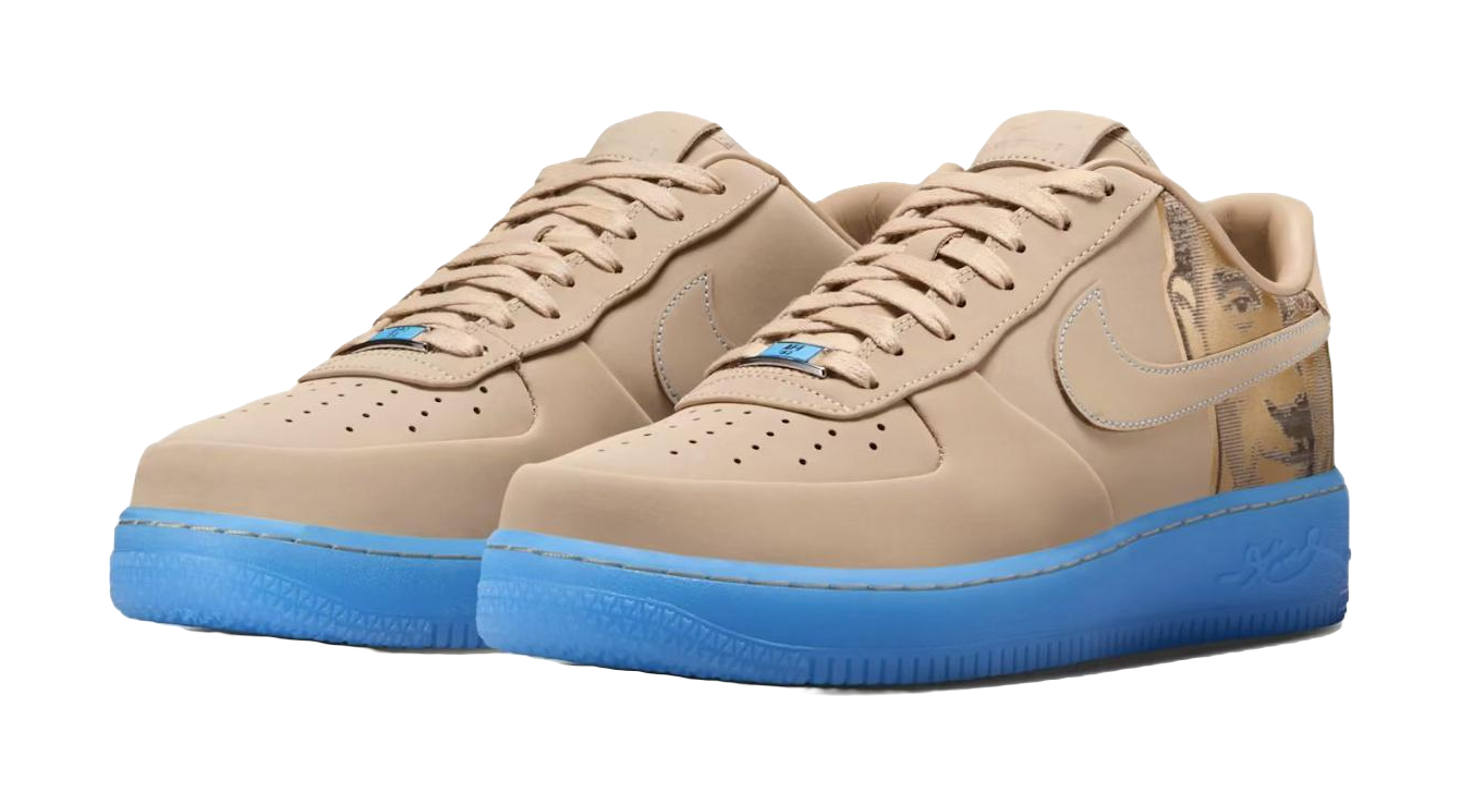 Nike Air Force 1 Low top Skateboard Shoes Unisex Brown Blue  vjsneaker.com