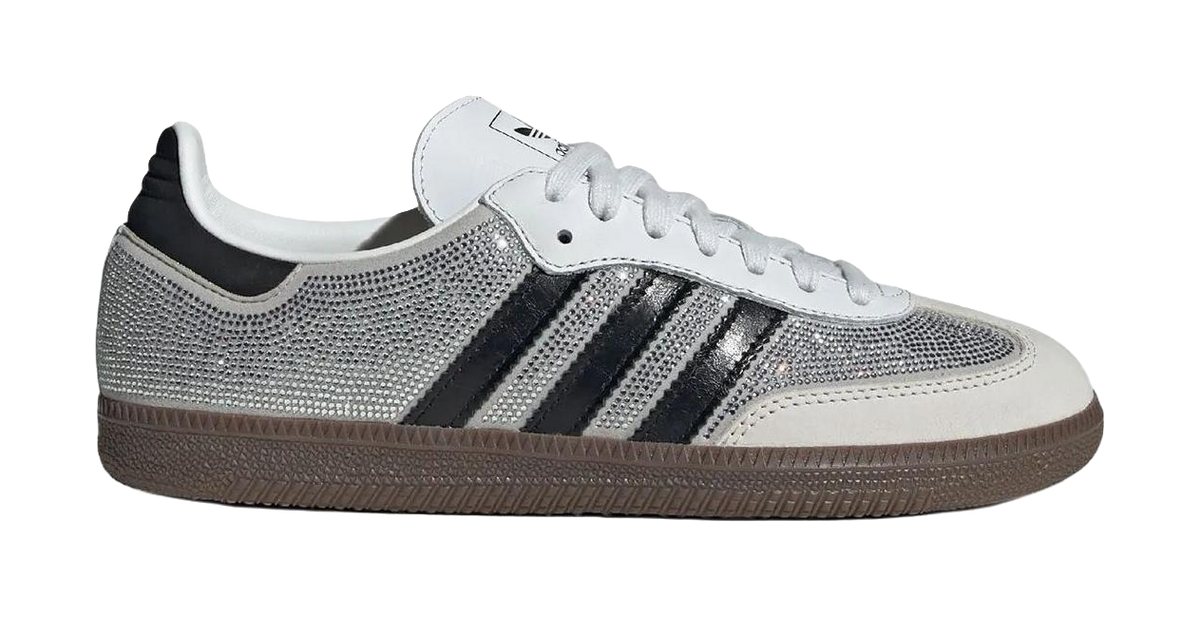 Samba Wmns Adidas Originals Og Crystal White Rhinestones  vjsneaker.com