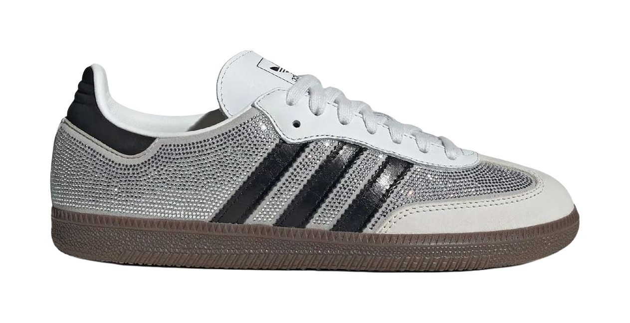 Samba Wmns Adidas Originals Og Crystal White Rhinestones  vjsneaker.com