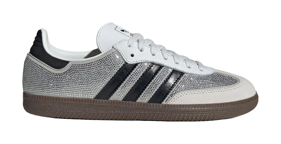 Samba Wmns Adidas Originals Og Crystal White Rhinestones  vjsneaker.com
