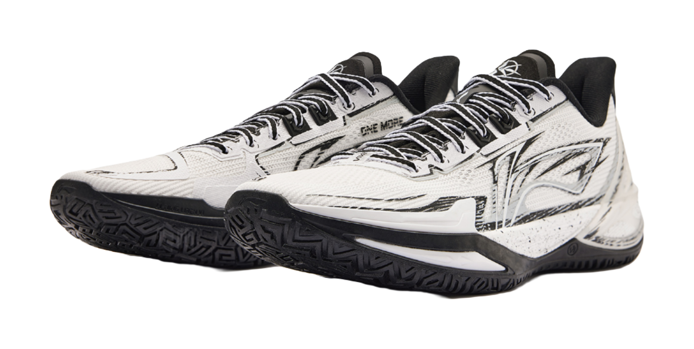 Li Ning Blade 6 V2 Low top All Around Performance Basketball Shoes Mens White Black  vjsneaker.com