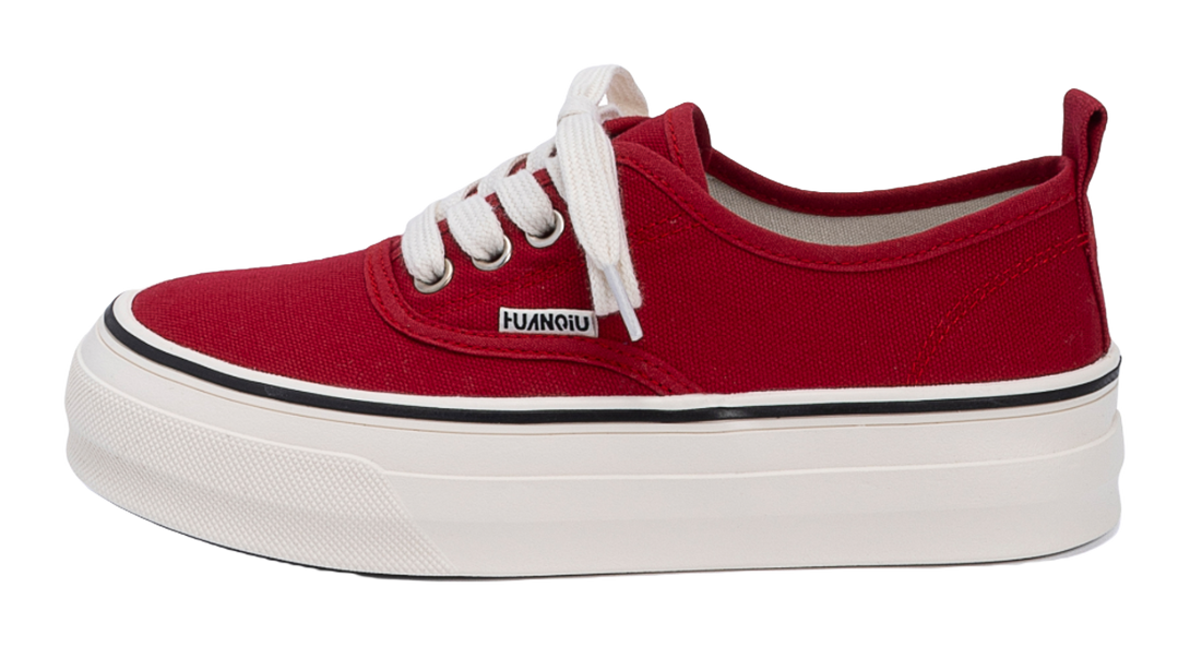 HUANQIU Lightweight Balance Low Top Canvas Shoes Women's 