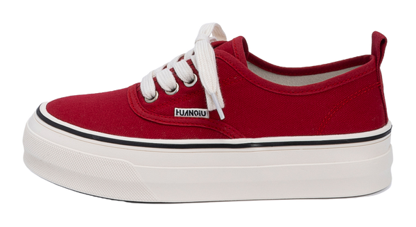 HUANQIU Lightweight Balance Low Top Canvas Shoes Women's 