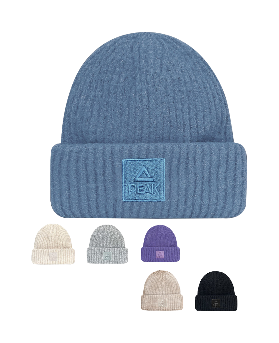 Pink autumn and winter versatile loose big head circumference solid color loose knitted polyester wool hat for both men and women, couple style  vjsneaker.com