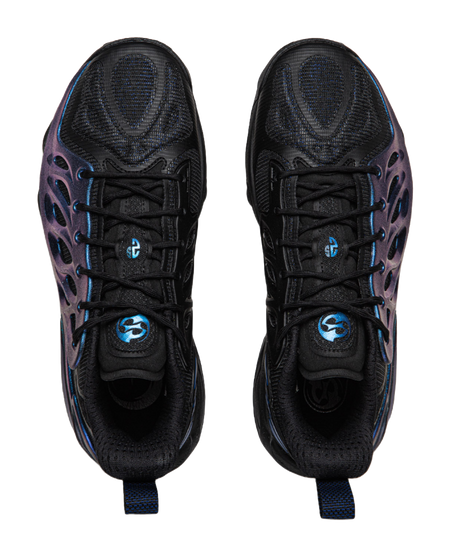 Li-Ning BadFive Sniper 2 Super "Purple Lightning Flash" ABFW013-6 - Outdoor Basketball Shoe Unisex Black Purple