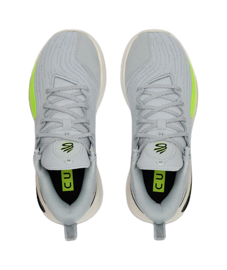 Under Armour Leather, Suede Slip Resistant Abrasion Resistant Low top Childrens Basketball Shoes Gray Unisex  vjsneaker.com