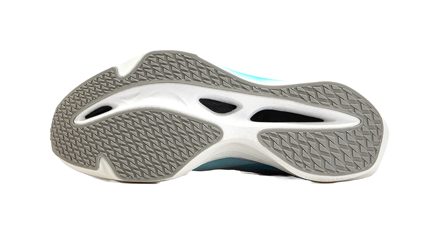 361° Flame 3 ET Cushioning, Slip Resistant, And Abrasion Resistant Low Top Casual Running Shoes Unisex Gray Blue 