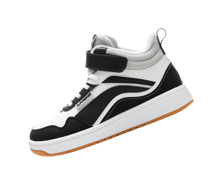 Li Ning YOUNG Sports Life Collection Synthetic Leather Trendy Slip Resistant Cushioning Rebound Thermal High top  VJSNEAKER