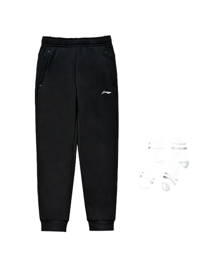 LiNing Knitted Sports Pants Mens Black  VJSNEAKER