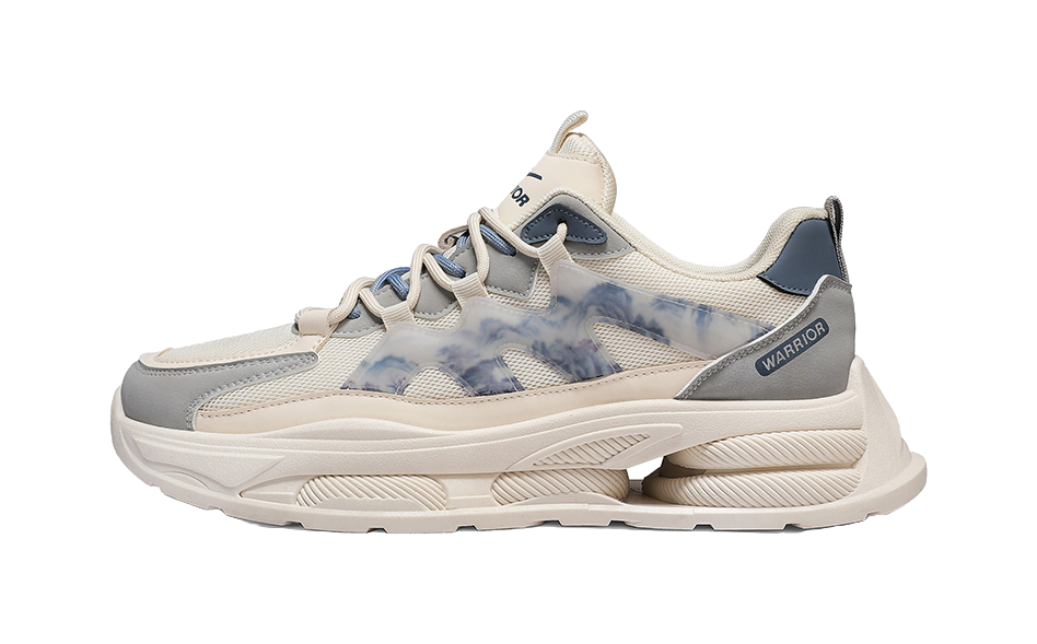 WARRIOR Chunky Sneakers Unisex Low top Gray 