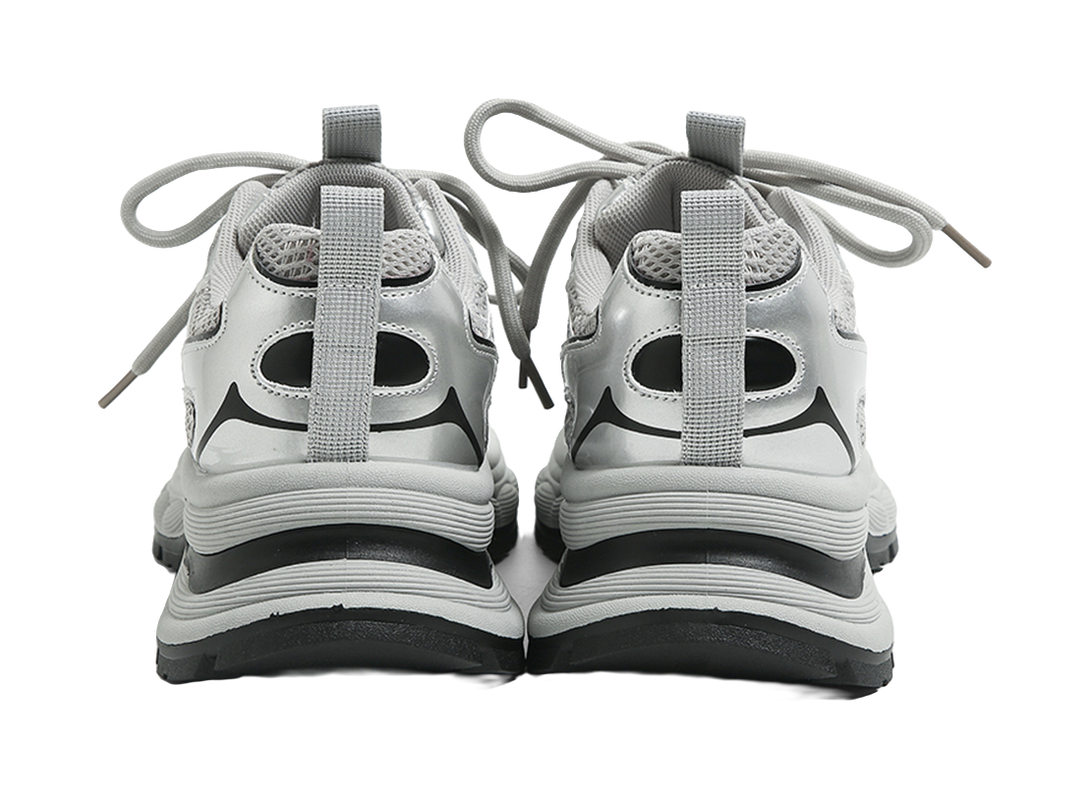 HUANQIU Cushioning, Slip Resistant, Abrasion Resistant, Breathable, Height Increasing Low top Chunky Sneakers Women's 