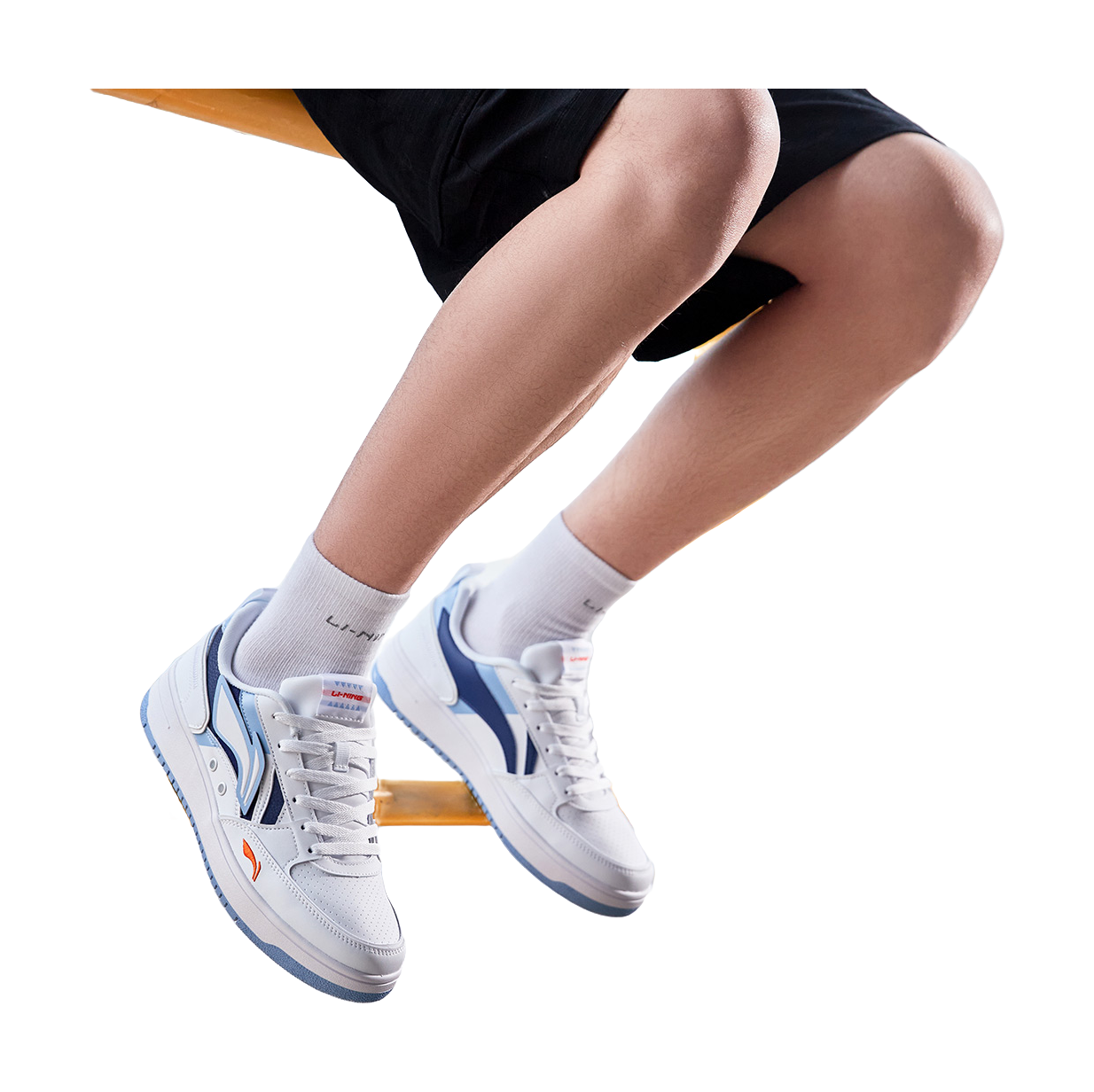 Li Ning Sea And Sichuan Slip Resistant Cushioning Abrasion Resistant Lightweight Low top Skateboard Shoes Mens  VJSNEAKER