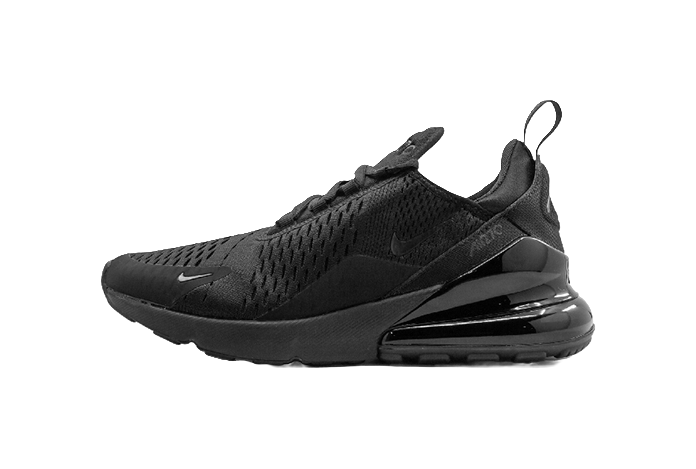 Nike Air Max 270 Triple Black Womens  VJSNEAKER