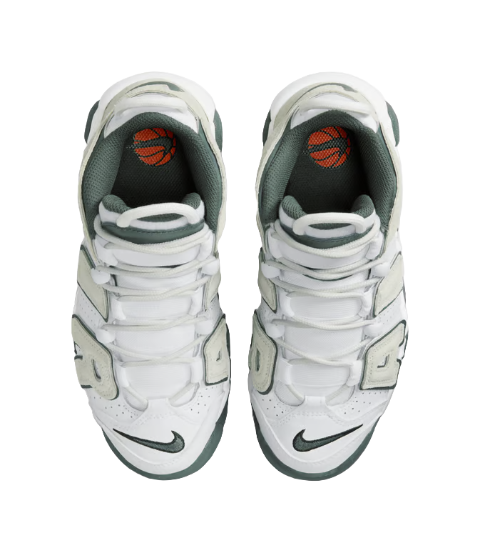 Nike Air More Uptempo White Vintage Green GS  vjsneaker.com