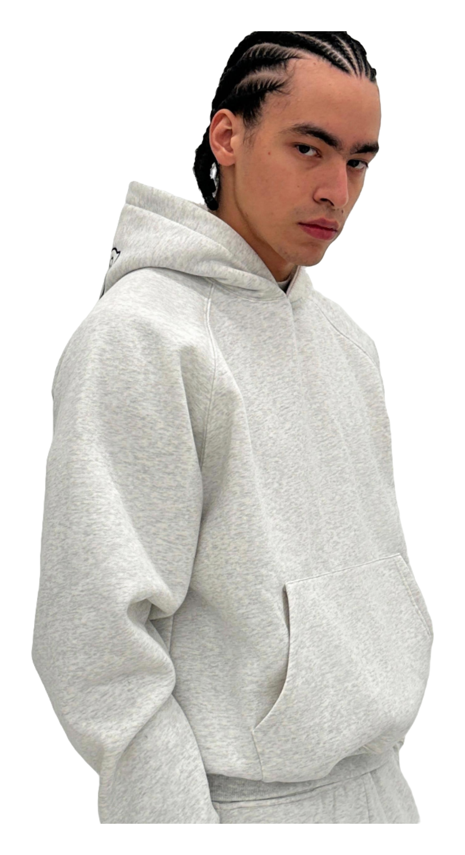 WHOOSIS letter embroidery logo hoodie casual loose China-Chic pullover multicolor plush autumn and winter sweater for men and women  vjsneaker.com