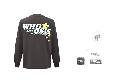 WHOOSIS weather series crochet pocket round neck long sleeve American China-Chic heavy weight casual loose spring autumn winter campus sweater T-shirt for men and women  vjsneaker.com