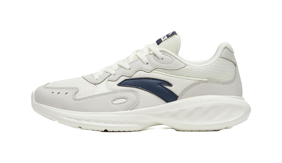 Anta Nebula Shock Absorbers Slip Resistant Abrasion Resistant Low top Casual Running Shoes Men's White Gray Blue 