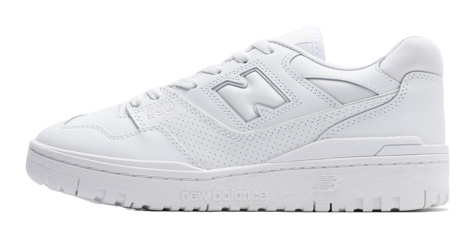 550 New Balance Triple White  VJSNEAKER