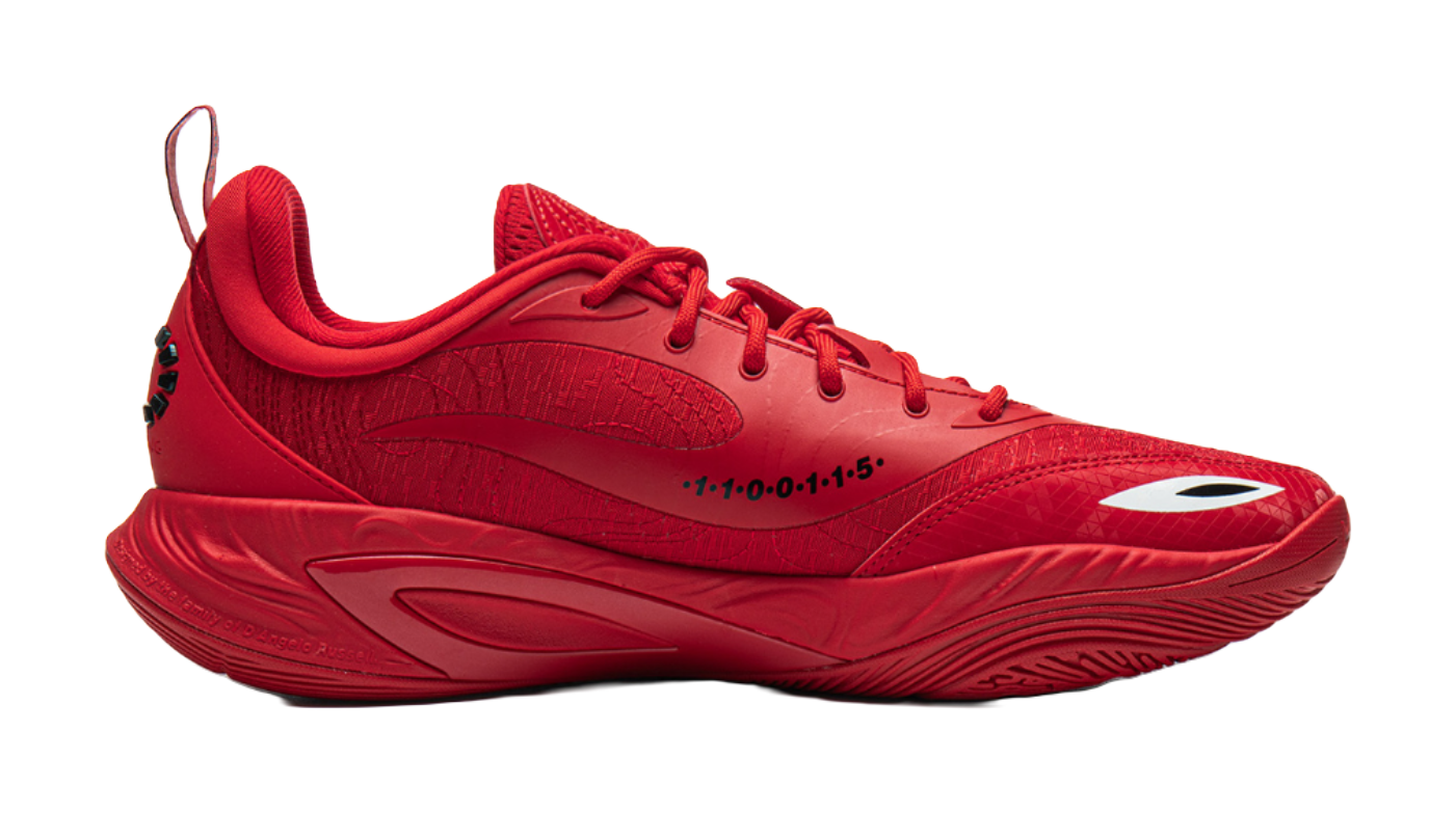 Li Ning DLO2 Low top Basketball Shoes Unisex Wealth Red
