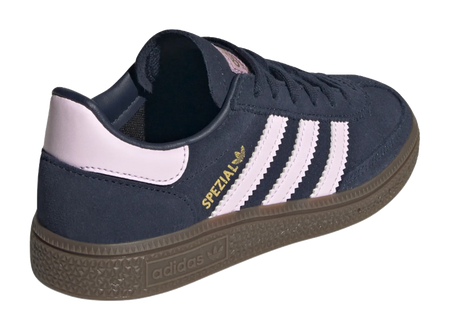 Adidas Originals HANDBALL SPEZIAL Low top Kids Skateboarding Shoes Midnight Indigo/Pink Children Aged 3 7 Years Old  VJSNEAKER