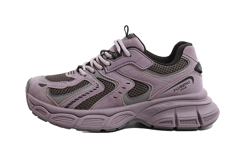 HUANQIU Shock Absorbers Slip Resistant Abrasion Resistant Breathable Chunky Sneakers Women's 