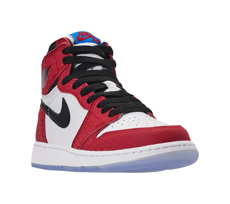 Jordan 1 Retro High Spider Man Origin Story  vjsneaker.com